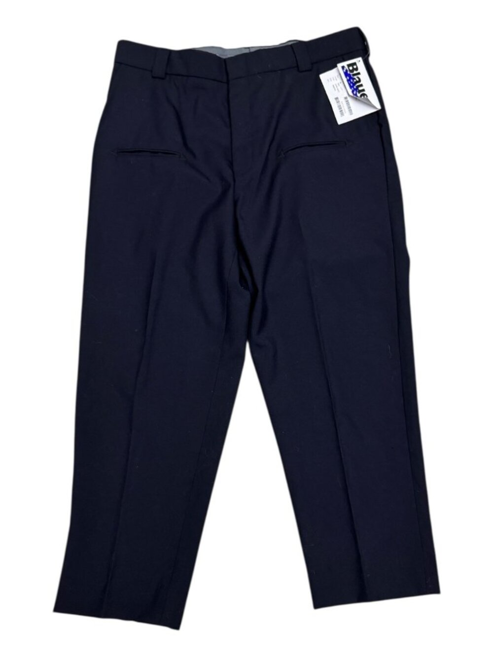 NWT - BLAUER 8-Pocket Wool Blend Trousers Navy Blue Work Pants Mens 40x30